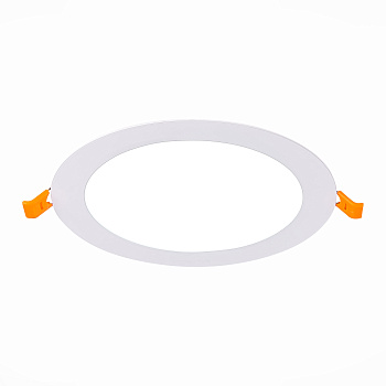 Светильник встраиваемый Белый LED 1*12Вт 3000К 816Lm Ra80 110° IP20 D190xH8 90-265В ST209.538.12 ST LUCE