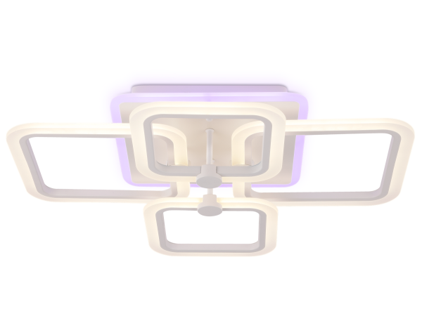 Потолочный светодиодный светильник с пультом FA533/2+2 WH белый 105W 770*540*120 (ПДУ РАДИО 2.4) Ambrella Light