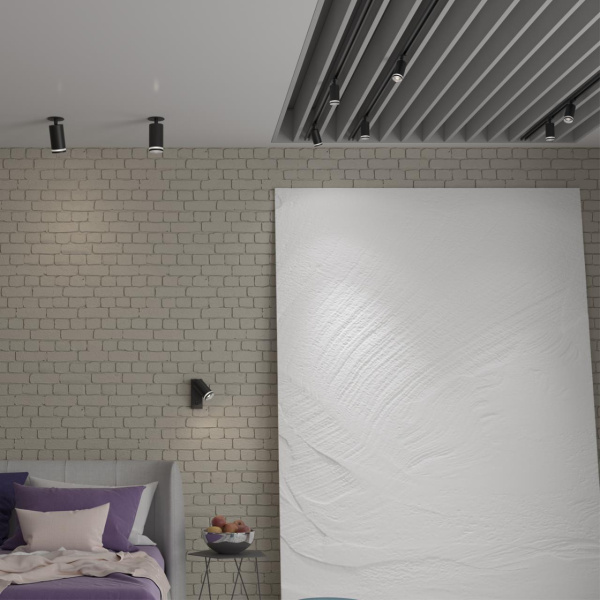 Св-к трековый однофазный двухжильный IP20 GU10 9W 220V ULAR черный NOVOTECH