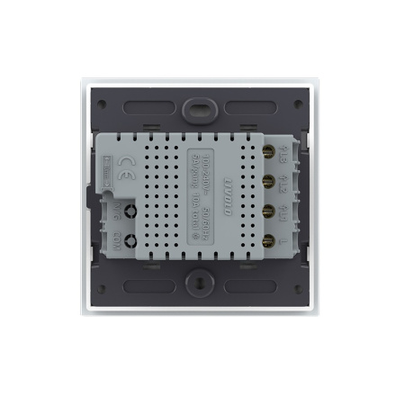 Сенсорный выключатель Livolo 3 клавиши 1 пост Белый UK стандарт VL-B603-3WG