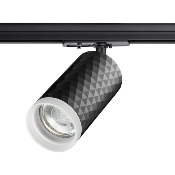 Св-к трековый однофазный двухжильный IP20 GU10 9W 220V BRILL черный NOVOTECH