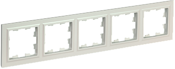 BRITE Рамка 5-мест. РУ-5-БрЖ жемч.