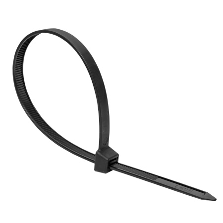 Хомут P6,6 стандартный (ч), 7,6x150 (100шт) FlexLock PROxima EKF