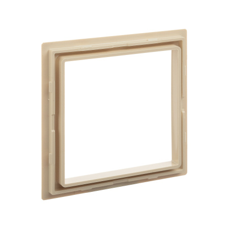 Декоративная вставка для металлических рамок "Avanti", бежевая, 1 пост (2 мод.) DKC