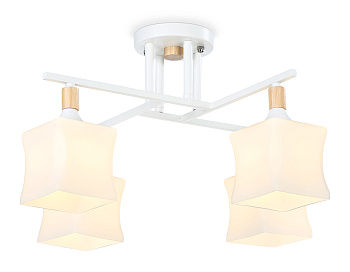 Светильник подвесной TR9495/4 WH/FR белый/белый матовый E27/4 max 40W D495*280 Ambrella Light