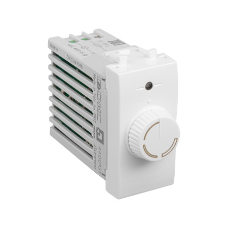 Диммер поворотный модульный, "Avanti", "Белое облако", 1 модуль DKC