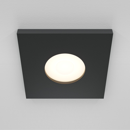 Встраиваемый светильник 1*GU10 50Вт Черный IP65 Downlight DL083-01-GU10-SQ-B Technical Maytoni