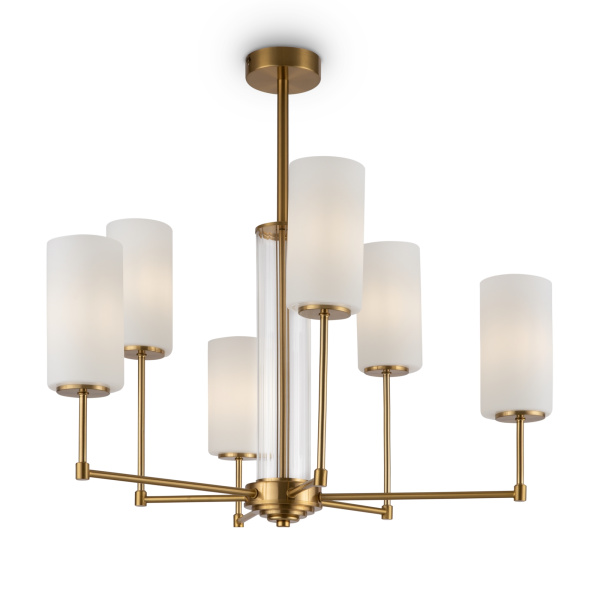 Люстра 6*E14 60Вт Латунь IP20 Agnes FR5184PL-06BS Freya