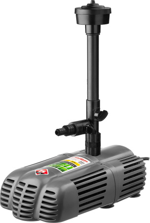 Насос фонтанный, ЗНФГ-33-2.5, для грязной воды, напор 2,5 м, насадки: колокольчик, гейзер, каскад, 50 Вт, 33 л /мин ЗУБР