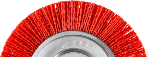 Профессионал. Щетка дисковая для дрели, нейлоновая проволока с абразивным покрытием, 63мм ЗУБР