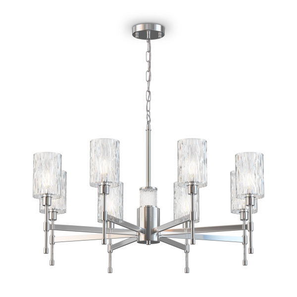 Люстра 8*E14 60Вт Хром IP20 Elsa FR5133PL-08CH Freya