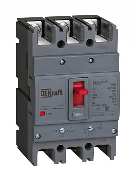 Выключатель автоматический 3П 200А 35кА ВА-333А DEKraft
