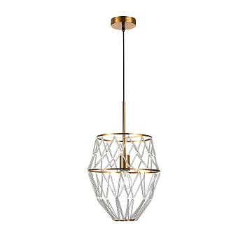 Светильник подвесной Золотистый/Золотистый, Прозрачный E27 1*60Вт SL1016.213.01 ST LUCE