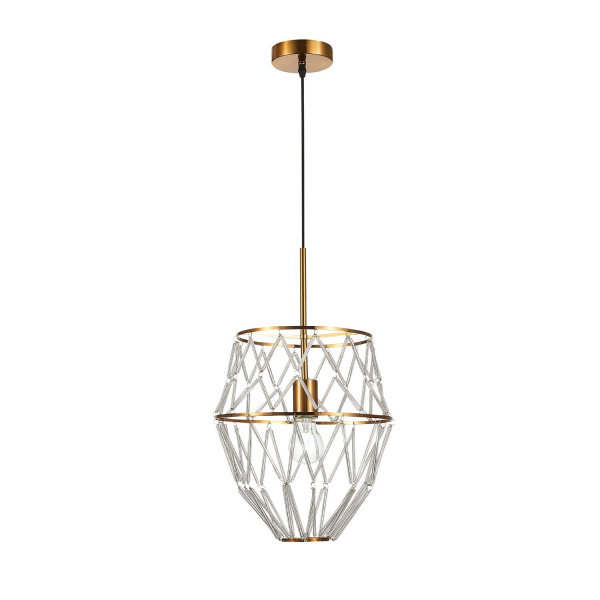 Светильник подвесной Золотистый/Золотистый, Прозрачный E27 1*60Вт SL1016.213.01 ST LUCE