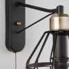 Бра в стиле лофт 1*E14 60Вт черный IP20 Lord (70075/1 черный) Eurosvet