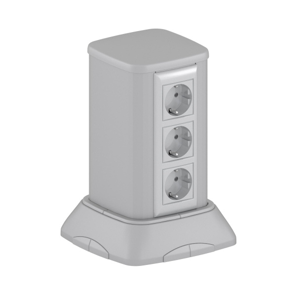 Миниколонна алюминиевая, 0.25м, цвет темно-серебристый металлик DKC