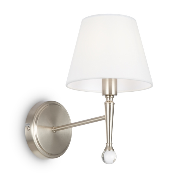 Настенный светильник (бра) 1*E14 40Вт Никель IP20 Rosemary FR2190WL-01N Freya