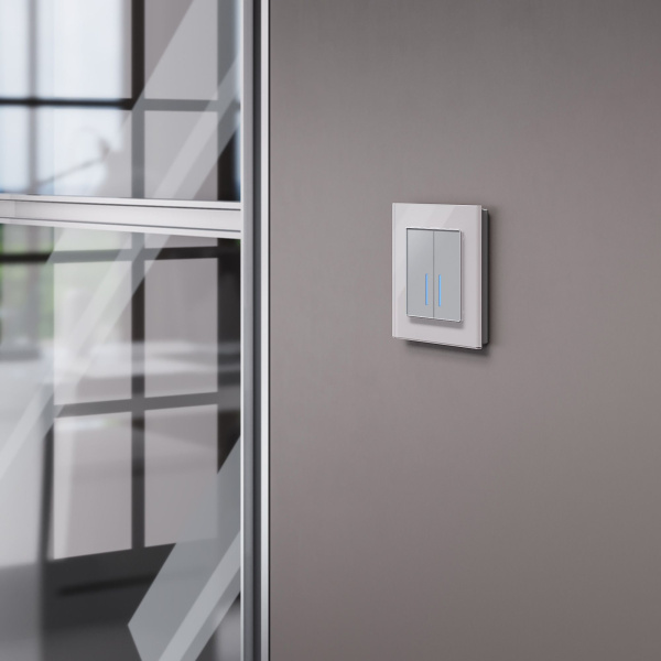 Favorit Рамка на 1 пост (дымчатый,стекло) Werkel