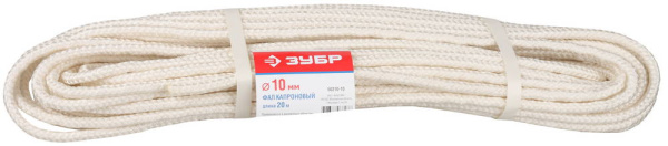 Фал капроновый, d=10,0 мм, 20 м, 2000 кгс, 51 ктекс ЗУБР