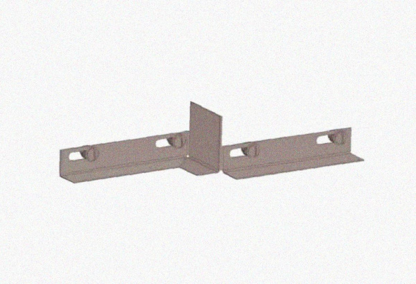 Соединитель-переходник замковый ПУгЛЗ 100х60 УХЛ1, оцинкованный лист, S1,5