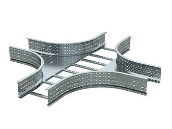 Х-ответвитель лестничный 100х300, горячий цинк DKC