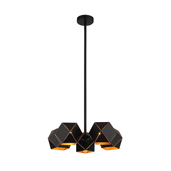 Люстра потолочная Черный/Черный, Золото E14 5*40Вт SL258.402.05 ST LUCE