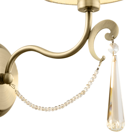 Настенный светильник (бра) 1*E14 40Вт Латунь IP20 Madeline FR2019WL-01BS Freya