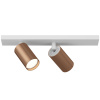 Потолочный светильник 2*GU10 10Вт Белый и Медь матовая IP20 FOCUS S C051CL-2WC Technical