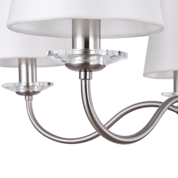 Люстра 5*E14 40Вт Никель IP20 Osborn FR2027PL-05N Freya