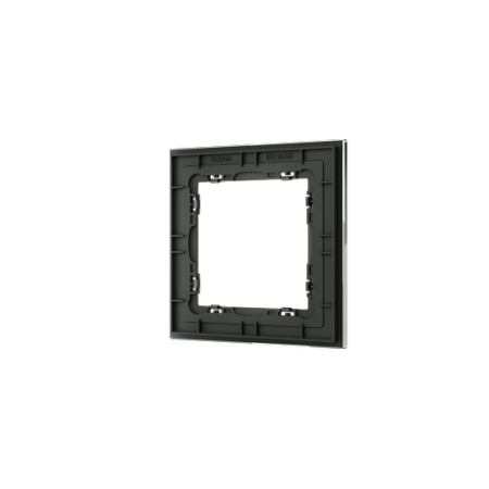 Рамка стеклянная Voltum S70 на 1 пост, (титан, стекло)