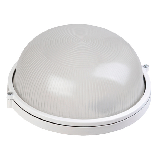 Светильник под лампу ЖКХ НБП/НПП 1301 круг белый без реш. GCF-R-E27-60-IP65 General