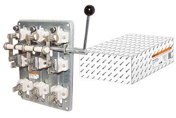 Рубильник РПБ-4/1П У3 TDM (400А, правый привод, без плавких вставок)