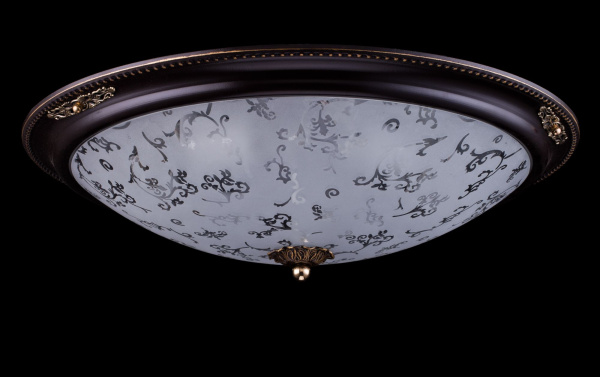 Потолочный светильник 6*E27 40Вт Коричневый с Золотом IP20 Diametrik C907-CL-06-R Maytoni