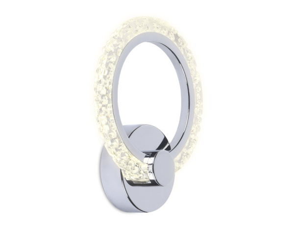 Настенный светодиодный светильник FA415 CH хром 6400K/3000K/4200K 12W 230*190*60 Ambrella Light