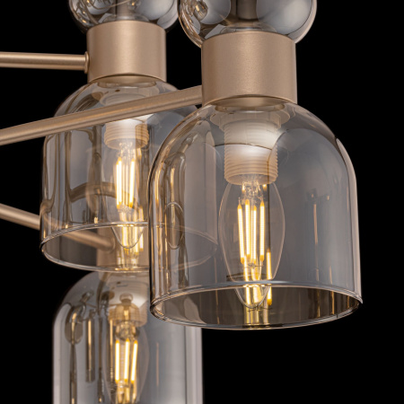 Люстра 8*E14 40Вт Матовое Золото IP20 Isla FR5094PL-08G Freya