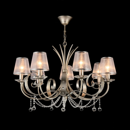 Люстра 7*E14 40Вт Серебро IP20 Darina FR2755-PL-07-BR Freya