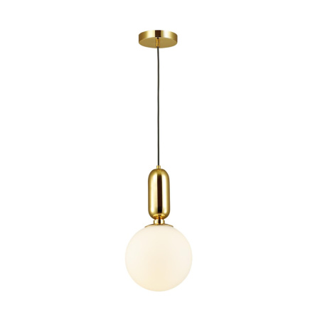 Подвес E27 1*40W (тип лампы СВЕЧА ) 220V OKIA золотой/белый ODEON LIGHT