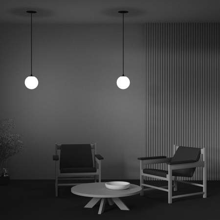 Подвесной светильник LED 5Вт Черно-белый IP20 Pendant P039PL-5W4K-20INS-B Technical Maytoni