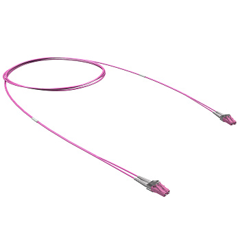 Оптический коммутационный шнур Duplеx LC/UPC-LC/UPC, 50/125 (OM4), 7 м DKC