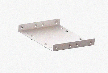 Соединитель лотковый замковый СЛЗ-400х50х1,5 УТ1,5, оцинкованный лист, S1,5