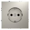 Розетка встраиваемая Voltum S70 с заземлением 16А, (кашемир)