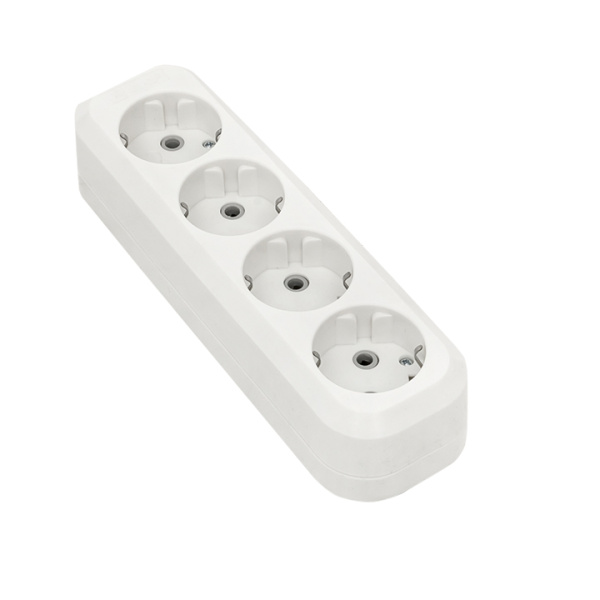 Колодка 4 гн, 16А 3,5кВт с/з Эксперт PROxima EKF