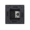 Розетка ТВ Черная Livolo