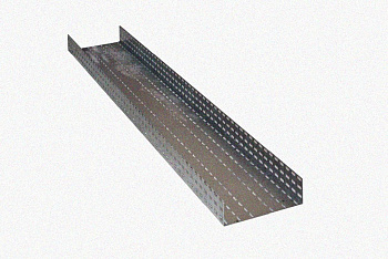 Лоток перфорированный ЛМ 300х80х3000 УТ1,5, оцинкованный лист, S0,8