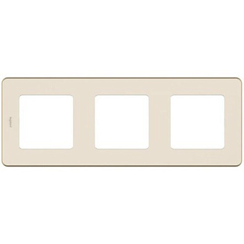 INSPIRIA Рамка горизонт/вертик 3 мест . слоновая кость IP20 Legrand
