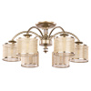 Потолочный светильник 6*E14 40Вт Матовое Золото IP20 Ksenia FR2539CL-06G Freya