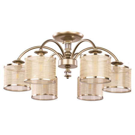 Потолочный светильник 6*E14 40Вт Матовое Золото IP20 Ksenia FR2539CL-06G Freya