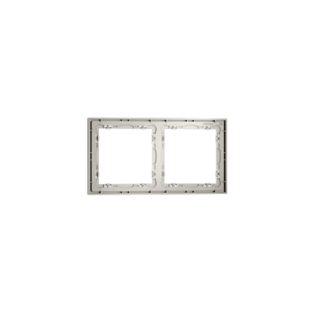 Рамка пластиковая Voltum S70 на 2 поста, (кашемир)