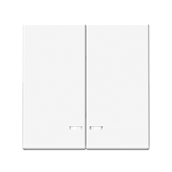 ARTGALLERY 2-клавишный ВЫКЛЮЧАТЕЛЬ с подсветкой, сх.5а, 10АХ, механизм, БЕЛЫЙ Systeme Electric