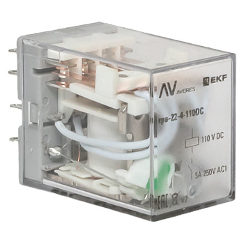Реле промежуточное RPA 22/3 6A 110В DC AVERES EKF
